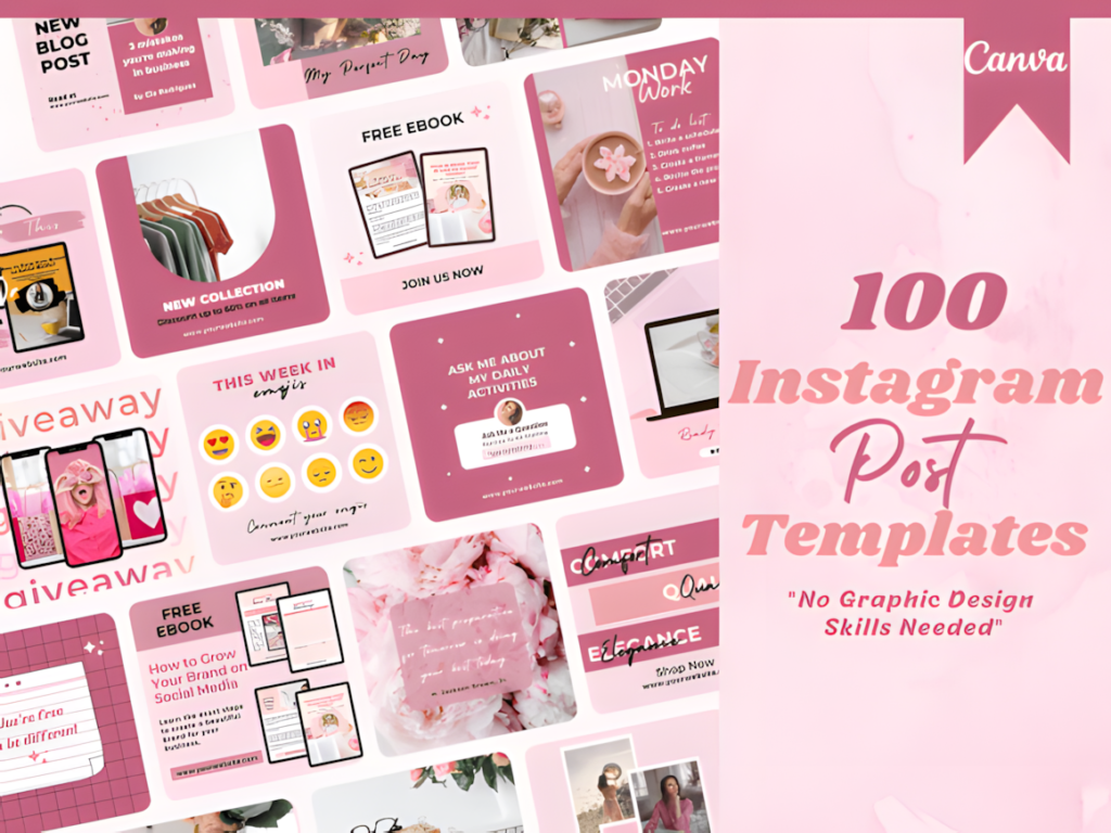 100 Pink Instagram Post Templates Graphics 107072270 1 1 580x435 1