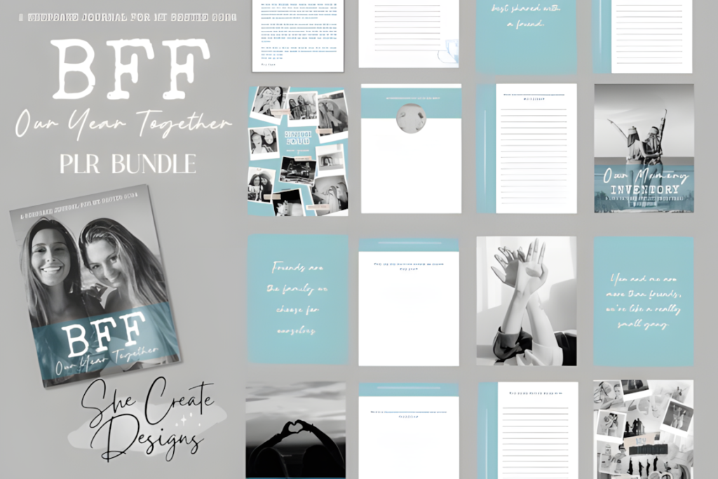 BFF Keepsake Journal Workbook PLR Graphics 105903603 1 1 580x387 1