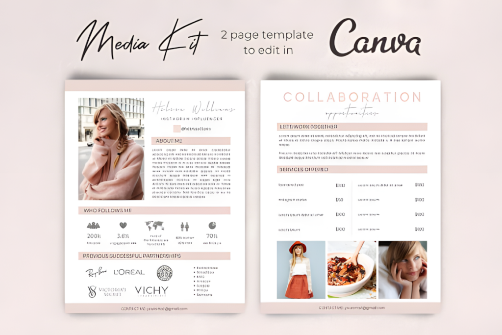 Blogger Media Kit Template for Canva Graphics 8824596 1 1 580x387 1