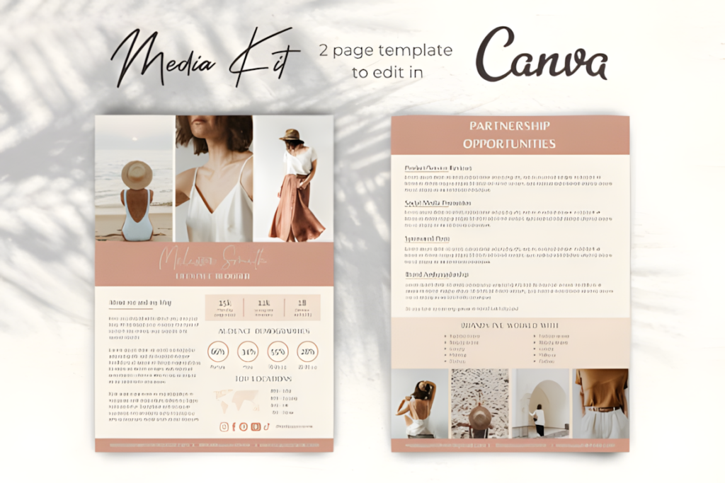 Brown and Tan Tones Media Kit Template Graphics 8824828 1 1 580x387 1