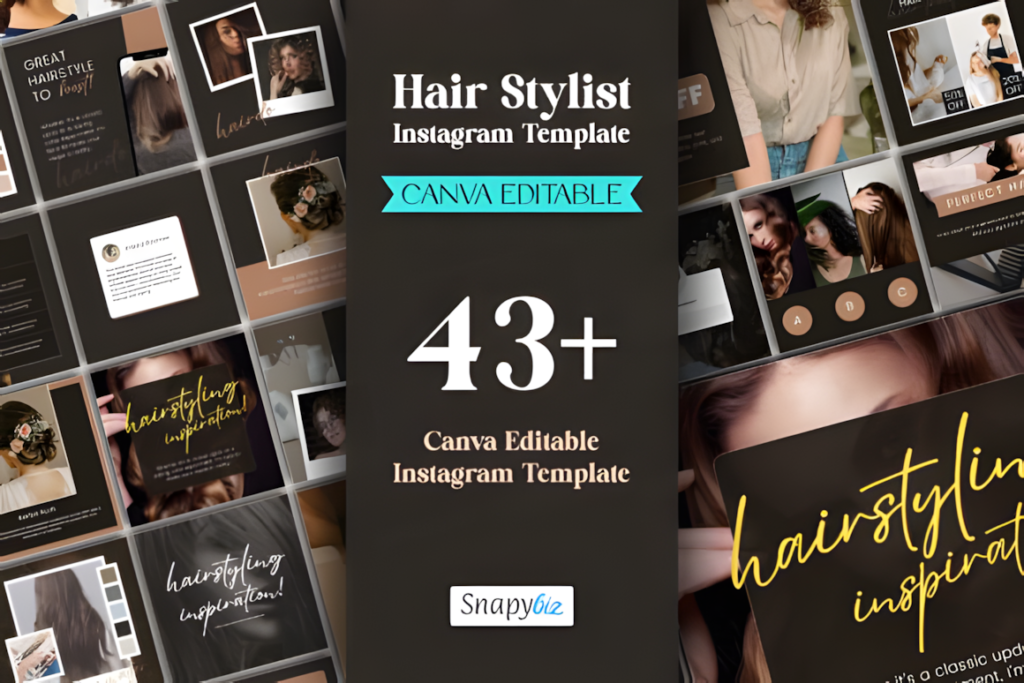 Hair Stylist Instagram Post Template Graphics 74433451 1 1 580x387 1