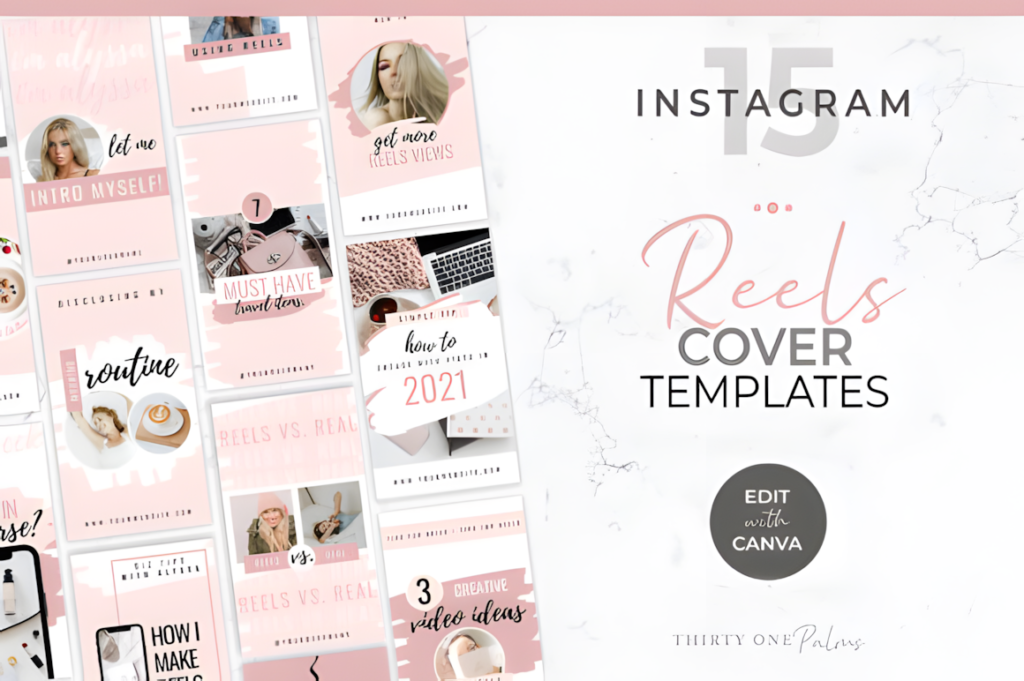 Instagram Reels Cover Templates Blush Graphics 14827581 1 1 580x386 1 1