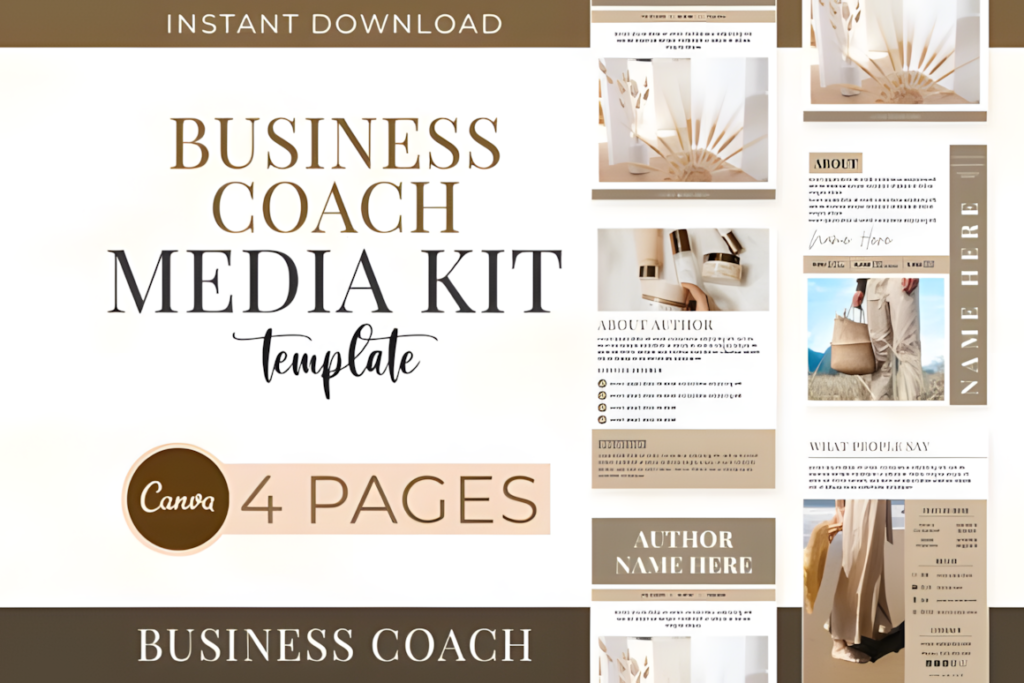 Media Kit Template for a Business Coach Graphics 34446372 1 1 580x387 1