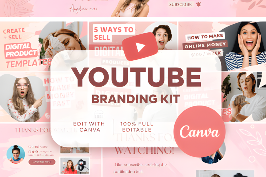 Professional YouTube Branding Kit Canva Graphics 44756516 1 1 580x387 1
