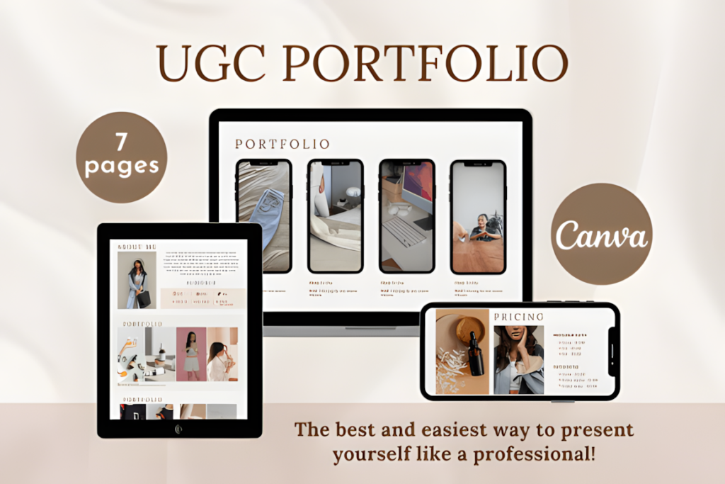 UGC Influencer Portfolio Canva Template Graphics 68802361 1 1 580x387 1
