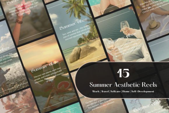 24 Canva Video Templates Beginners Use to Start Posting with Confidence 13 15 Summer Faceless Reels for Instagram Graphics 99710788 6 580x387 2