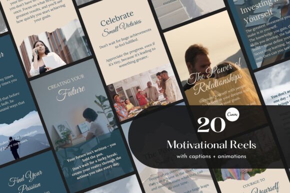 16 Simple Faceless Content Templates for Consistent Posting 8 20 Reels Motivation Success Lifestyle Graphics 107369849 1 1 580x387 1