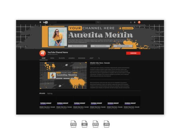 21 YouTube Shorts Templates Creators Use to Hold Attention and Grow 9 Brutalism YouTube Cover Template Graphics 100364208 1 1 580x435 1