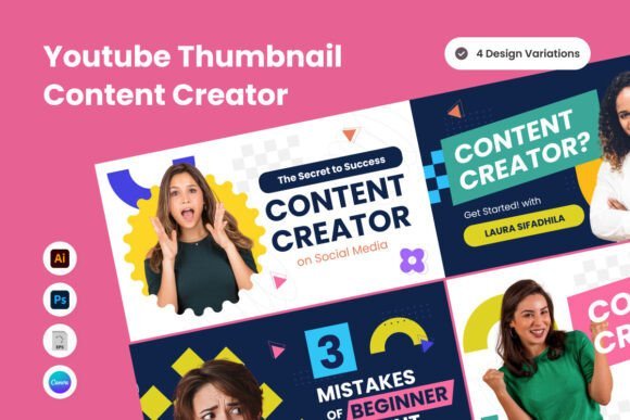 Content Creator YouTube Thumbnails Graphics 110563772 1 1 580x387 1