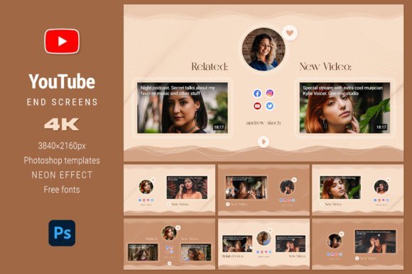21 YouTube Shorts Templates Creators Use to Hold Attention and Grow 7 Elegant YouTube End Screens Graphics 91470241 1 1 580x387 1