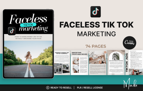 Faceless TIKTOK Marketing Canva EBook Graphics 127165643 1 1 580x371 1