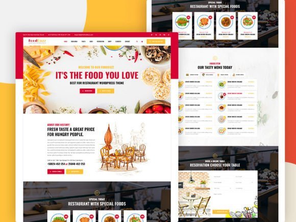 12 Social Media Templates Coffee Shops Actually Use 14 FoodBuzzRestaurant Cafe Bar Template Graphics 49698365 1 1 580x435 1