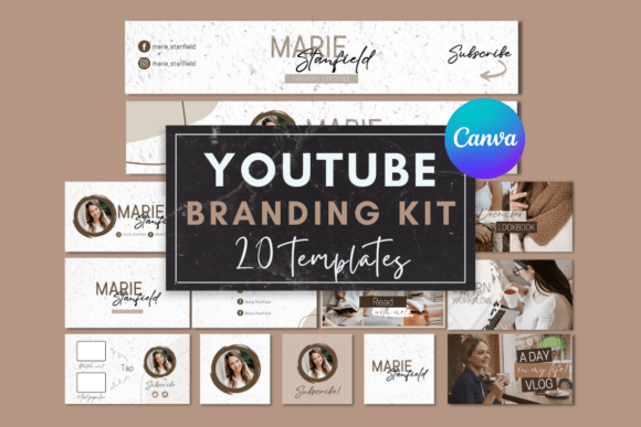 24 Canva Video Templates Beginners Use to Start Posting with Confidence 2 Lifestyle YouTube branding kit templates Graphics 123618027 4 580x387 2