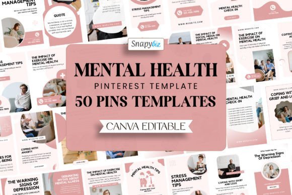 16 Social Media Templates Coaches Actually Use 3 Mental Health Pinterest Templates Graphics 87186043 1 1 580x387 1