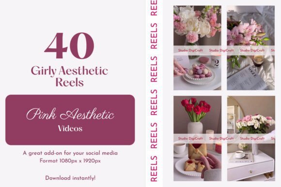 Pink Soft Girl Reels Pack Graphics 140352245 1 1 580x387 1 1
