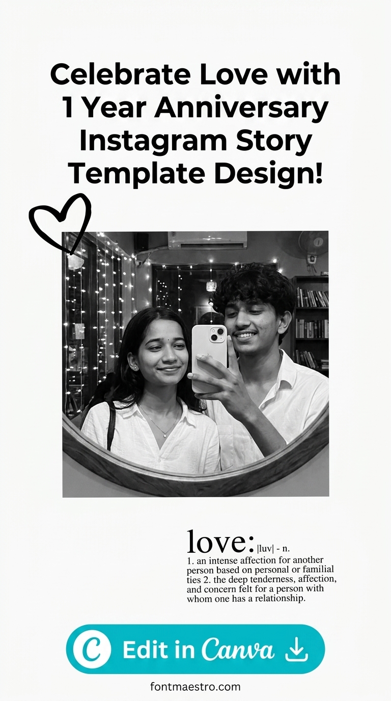 1 year anniversary instagram story template design stunning stories milestone editable