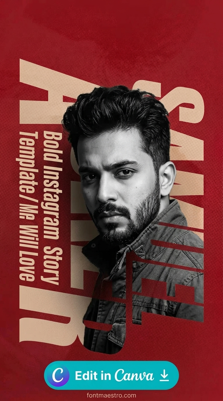 instagram story template men bold stories stand out editable