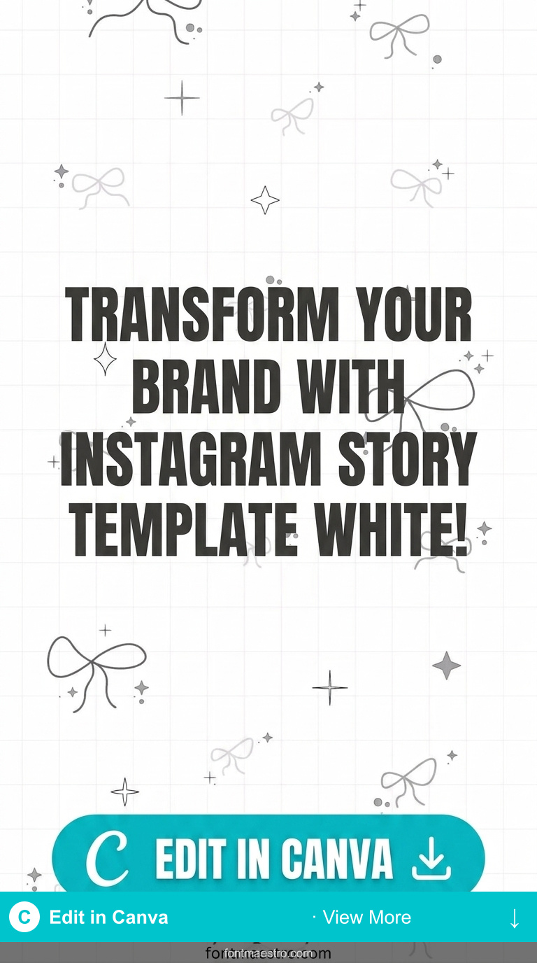 20 White Instagram Story Templates for a Minimal Clean Feed in 2026 7 instagram story template white make stories shine elegance editable