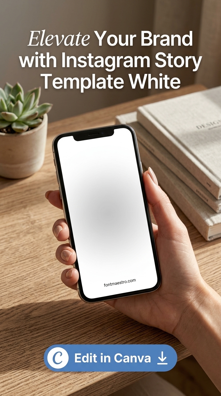 20 White Instagram Story Templates for a Minimal Clean Feed in 2026 5 instagram story template white clean stylish story designs editable