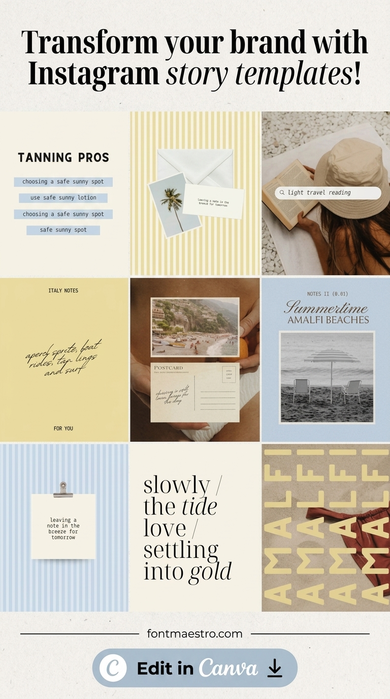 20 Best Instagram Story Templates for an Aesthetic Feed in 2026 4 instagram story template creative designs ideas stand out editable