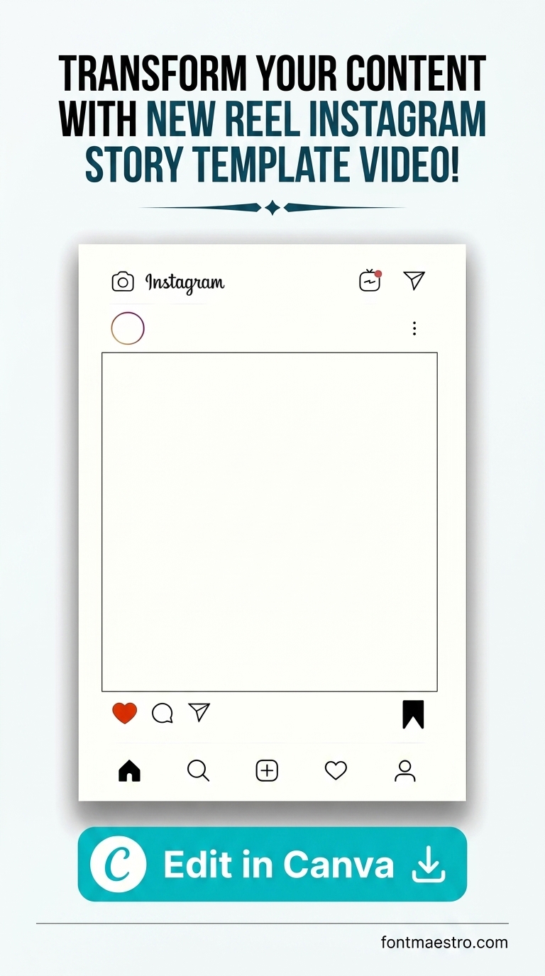 new reel instagram story template video boost engagement eye-catching editable