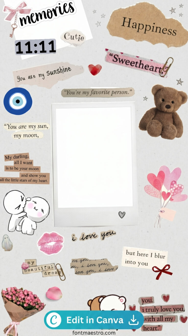 birthday layout instagram story for best friend aesthetic template free premium editable 2026