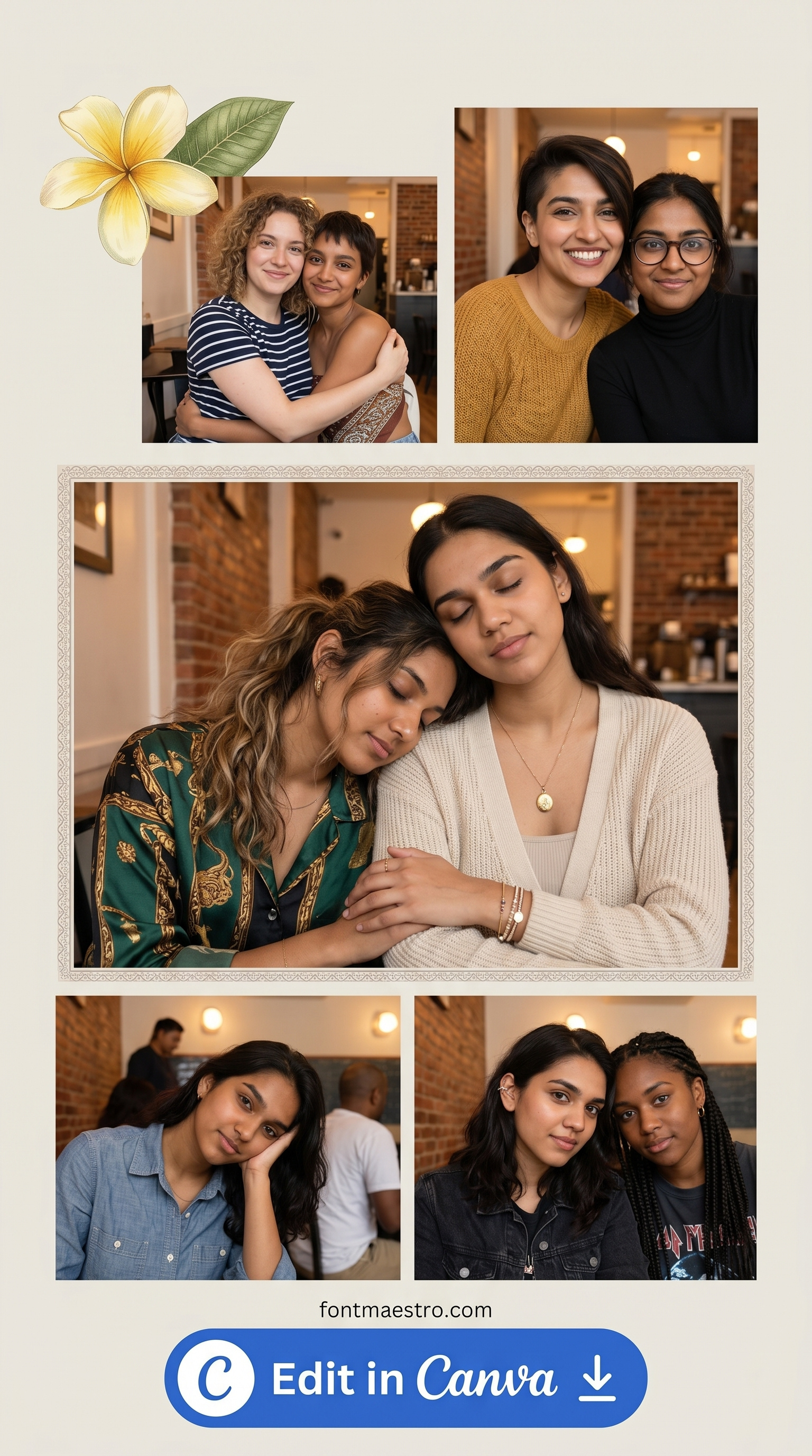 birthday layout instagram story for best friend minimalist 2026