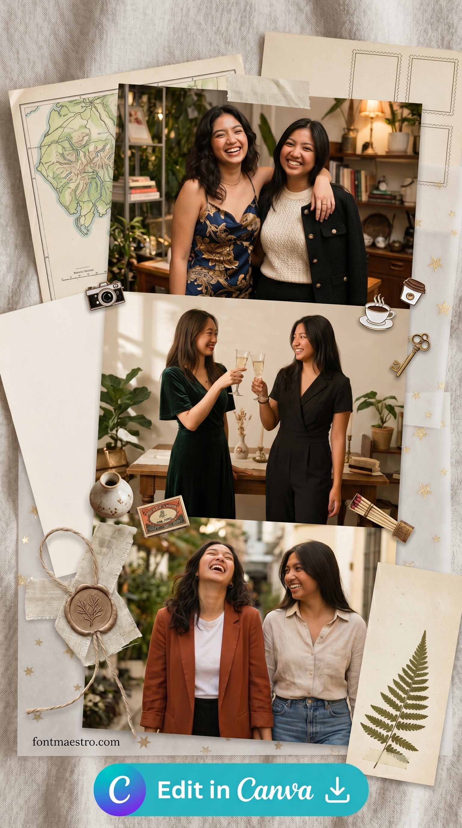 edit foto aesthetic instagram story template collage multiple photos 2026
