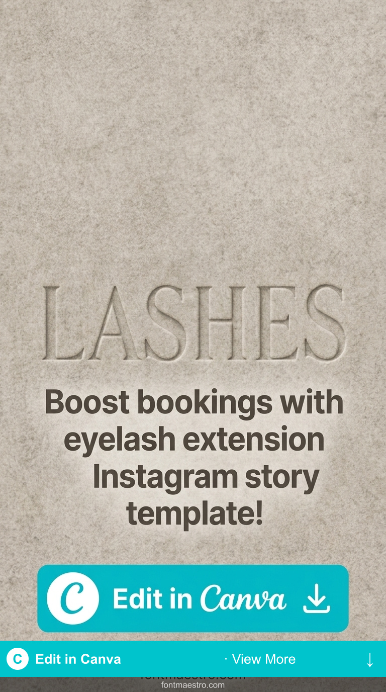 20 Eyelash Extension Instagram Story Templates for Beauty Pros in 2026 4 eyelash extension instagram story template black glam luxury 2026
