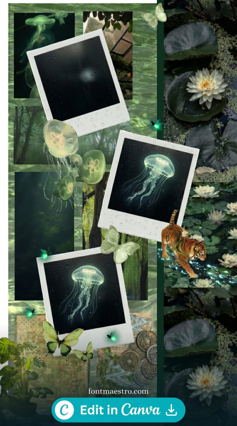 instagram story frame template green free premium editable 2026