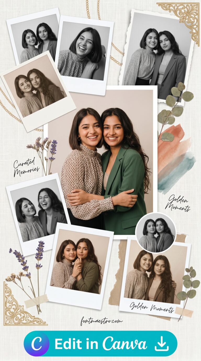 friendship template instagram story aesthetic free premium editable 2026