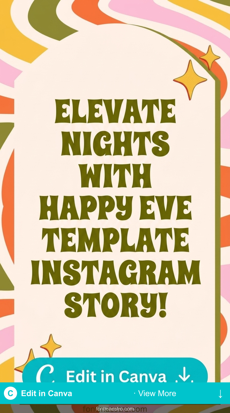 happy eve template instagram story new year countdown midnight 2026