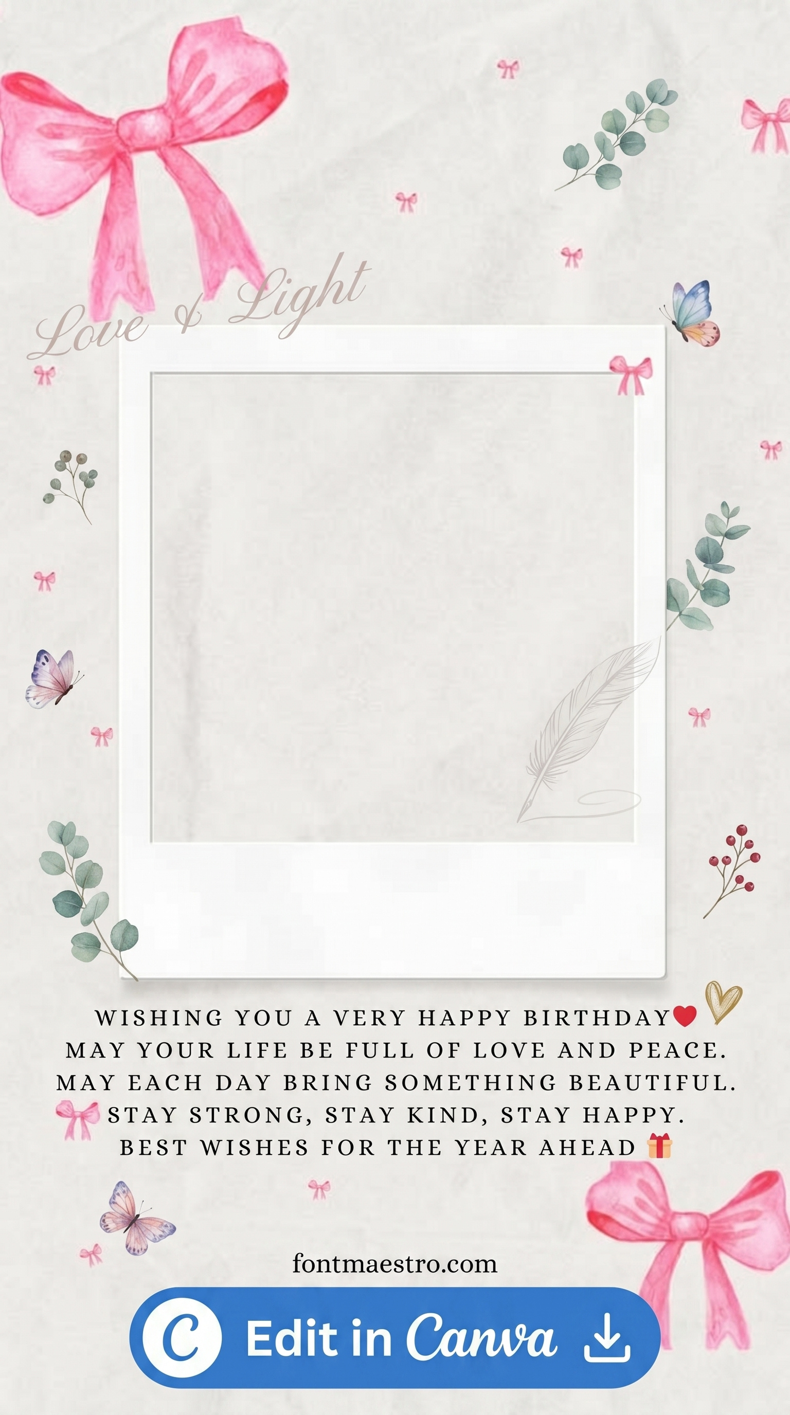 happy birthday eve instagram story template sparkle midnight dramatic 2026