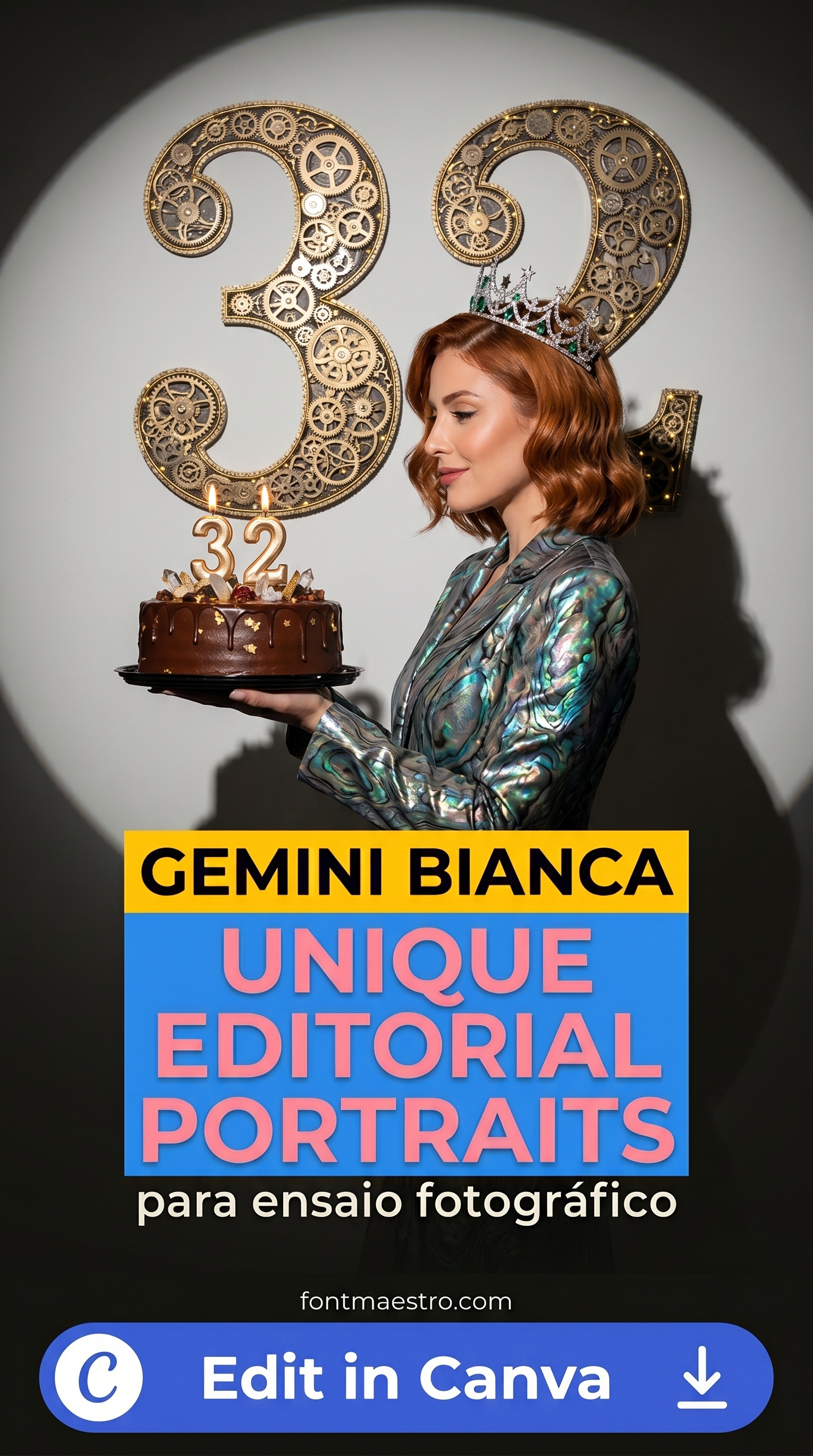 happy birthday eve instagram story template dark moody dramatic 2026