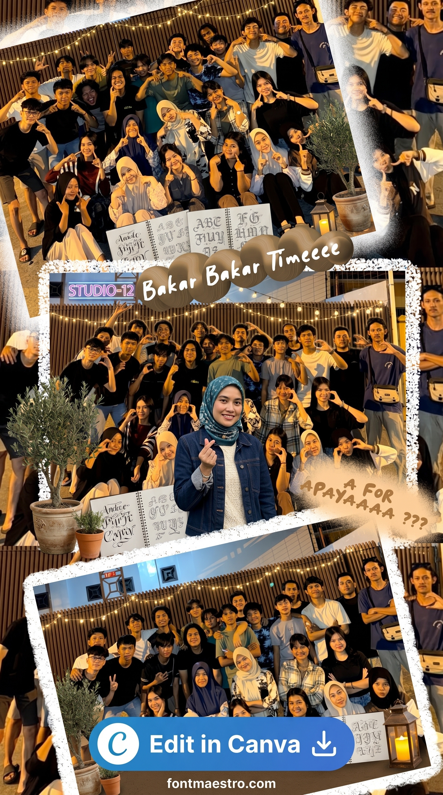 template instagram story konser photo overlay minimal stage 2026
