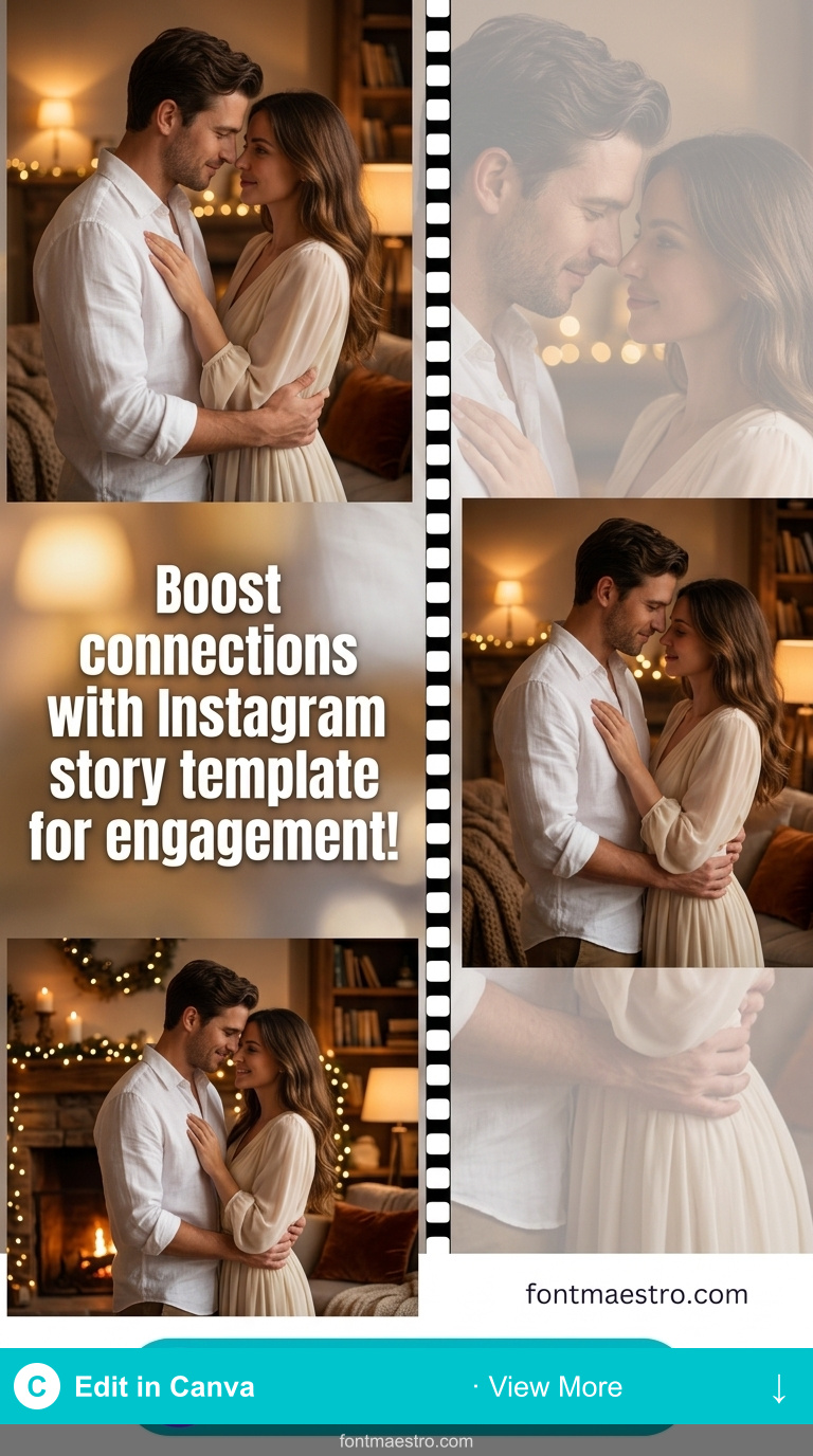instagram story template for engagement free premium editable 2026
