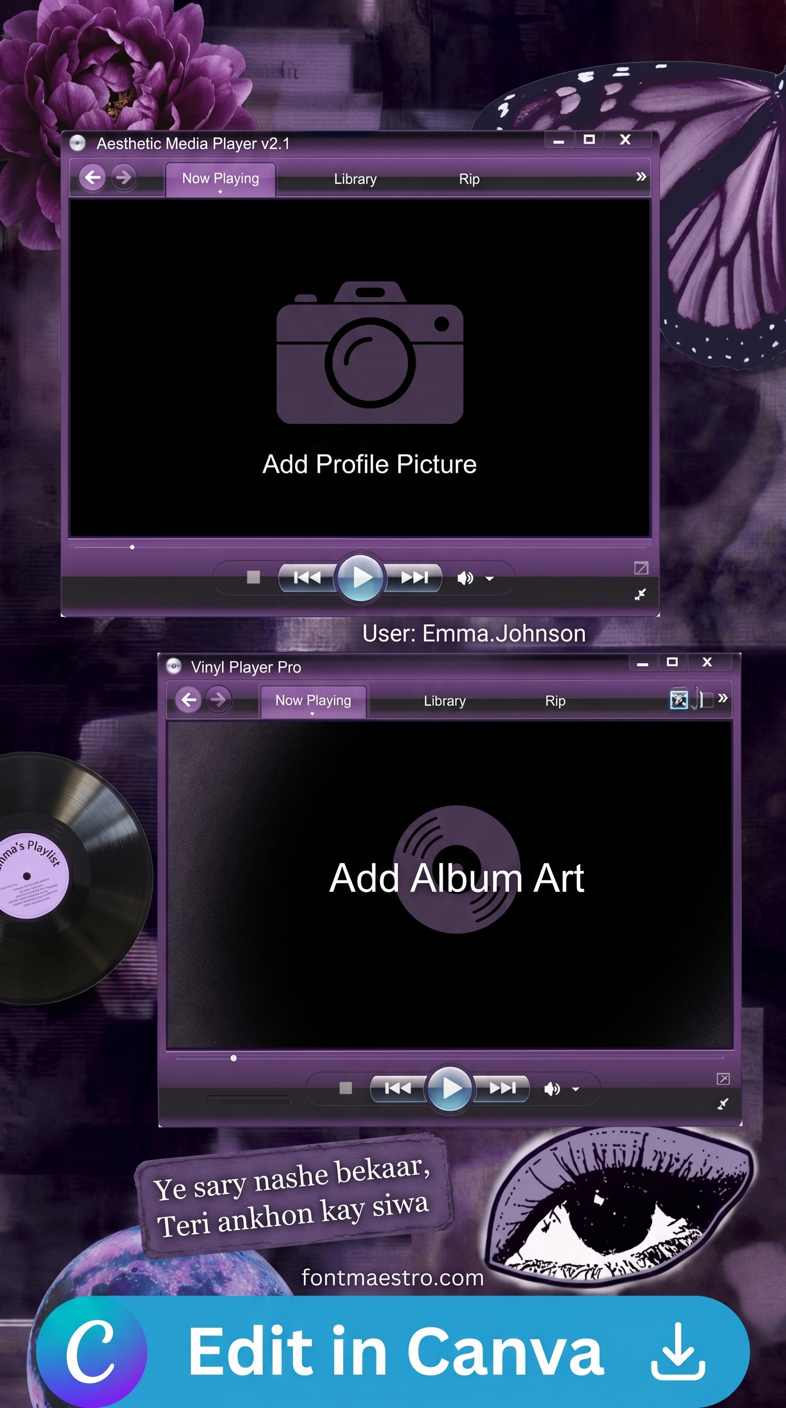 20 Y2K Instagram Story Templates — Chrome, Holographic & Retro Picks 2026 6 instagram template for story y2k collage sticker digital 2026