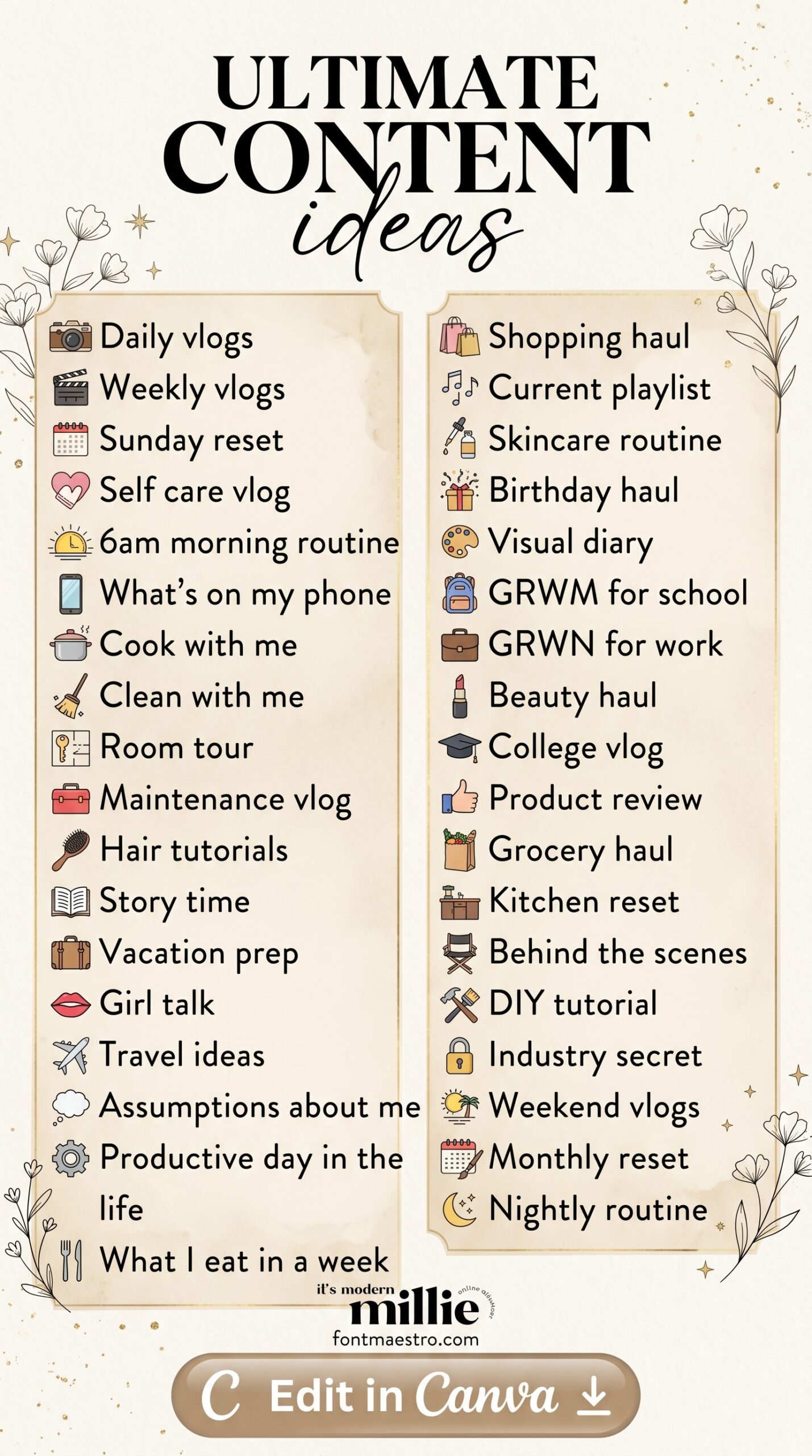 template for instagram story aesthetic bundle pack editable