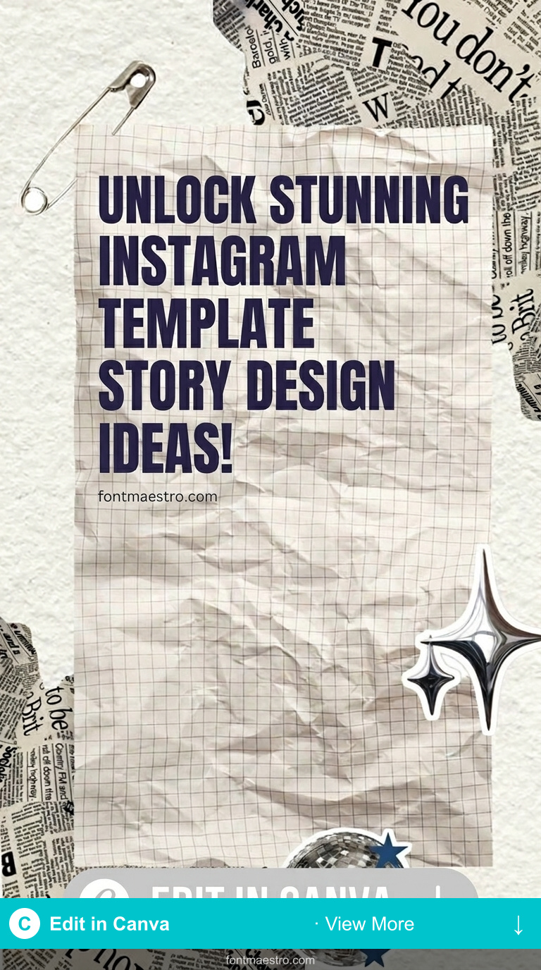 25 Instagram Story Design Ideas That Actually Work in 2026 5 instagram template story design ideas bold graphic typography 2026