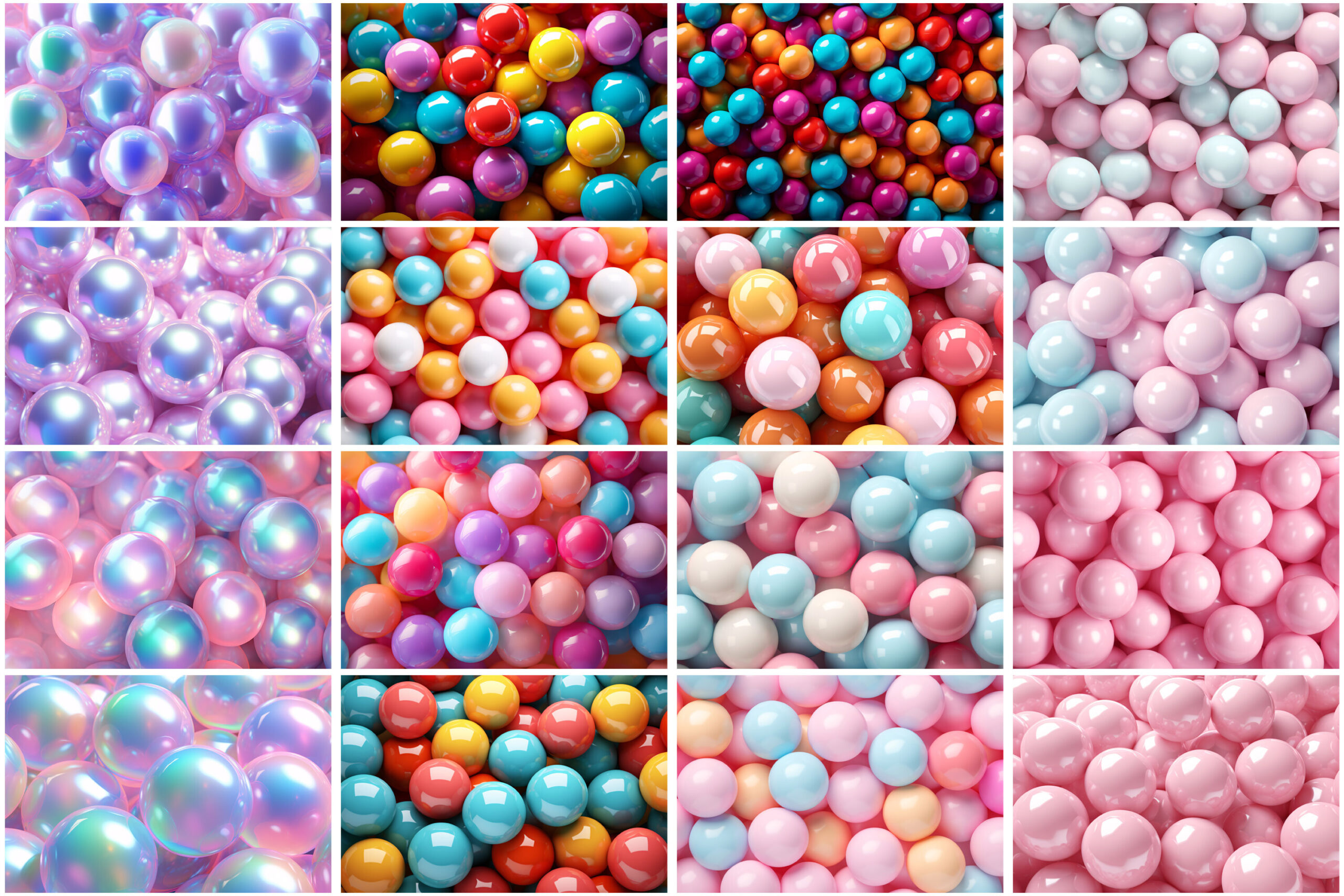 collage template for instagram story with friends 3d spheres background canva template