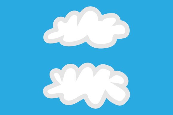 instagram template for story white cloud illustration canva template