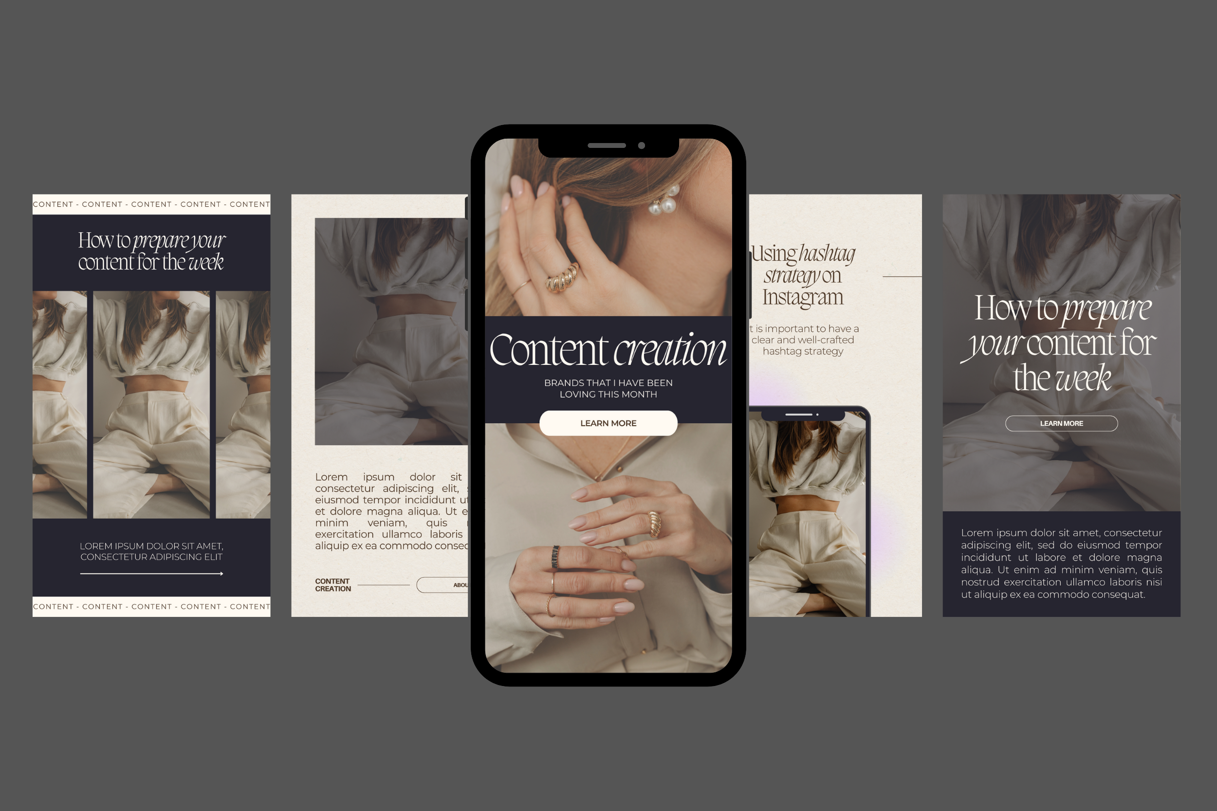 instagram template for story dark dark theme instagram story template canva template