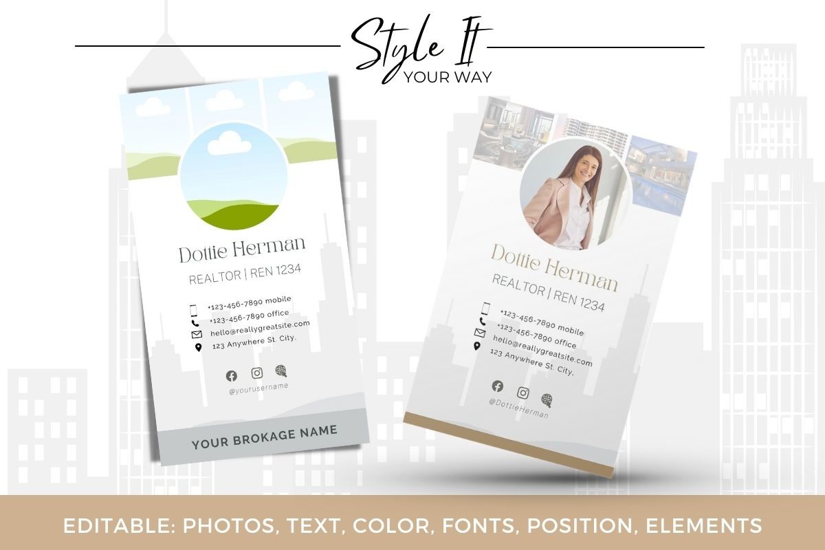 template instagram story konser editable digital business card - canva canva template