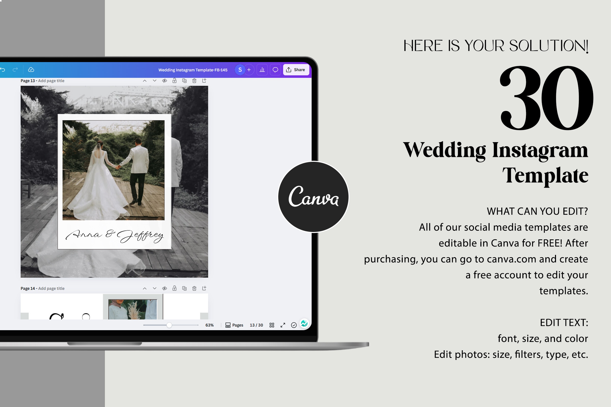 instagram story frame template wedding free wedding instagram canva templates canva template