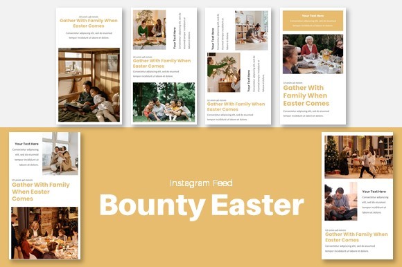 easter instagram story template jesus instagram story - bounty easter canva template