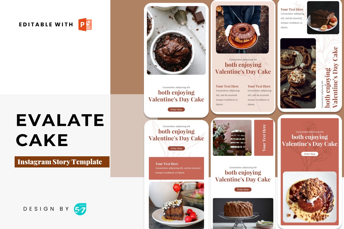 birthday instagram story ideas template collage instagram story - evelate cake canva template