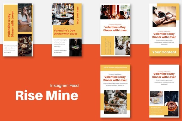 instagram story frame template wedding instagram story - rise mine canva template