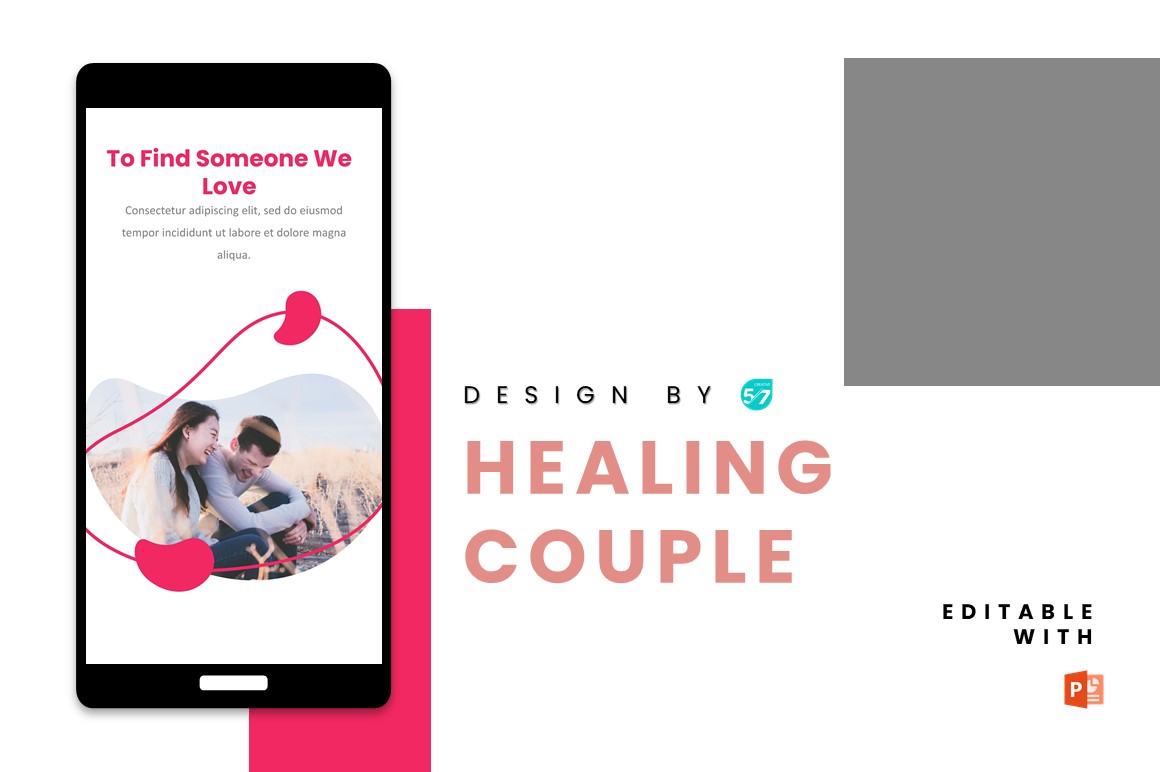 instagram story frame template wedding instagram story template- healing couple canva template