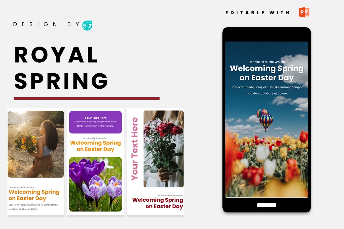 easter instagram story template jesus instagram story template - royal spring canva template