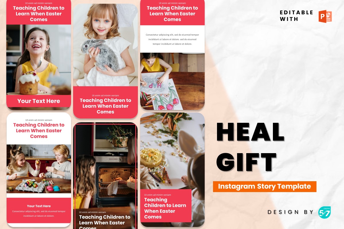 easter instagram story template jesus instagram story template - thrive child canva template